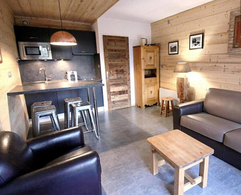 Studio Avec Coin Montagne Au Pied Des Pistes 梅杰夫 外观 照片